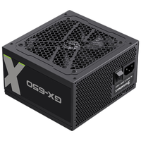 游戏帝国（GAMEMAX）GX-650金牌650W电脑电源（80PLUS金牌/单路54A/LLC+DC-DC/智能温控）日系电容质保10年