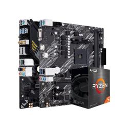 AMD 锐龙R5 5600GT 5500盒装华硕微星A520M/B550M电脑主板CPU套装