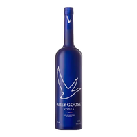 灰雁（Grey Goose）法国洋酒 vodka 伏特加 高度烈酒 伏特加 灰雁伏特加夜光瓶 1000mL 1瓶
