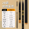 Robinson 鲁滨逊 超轻便携微物杆 7.2m 28调 时尚黑金+前两节 溪流竿
