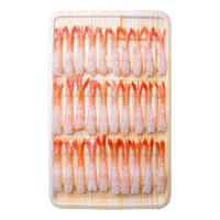  一虾一世界 头籽腹籽 北极甜虾  去壳刺身甜虾90尾 240g(净重) 【80g*3盒】