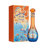 洋河 梦之蓝 金马奔腾 马年生肖酒 52度 550ml 单瓶装 浓香型白酒