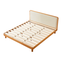 国家补贴、PLUS会员：京东京造 现代简约实木框软包儿童床卧室 奶酪儿童床1.5M