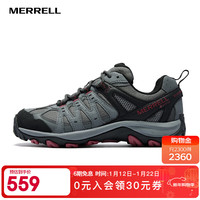 MERRELL ACCENTOR3徒步鞋女冬季户外防水防滑耐磨运动登山鞋男 岩石灰/J135493（男） 43