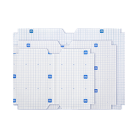 deli 得力 大兵去哪儿系列 70567 磨砂多规格包书膜套装 透明 30张