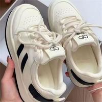 卓诗尼 女款厚底小白鞋 2025