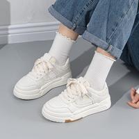 卓诗尼 秋季上新 女士小白鞋 爆款厚底板