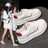 时岛 女款小白鞋 2025新款春季厚底百搭鞋