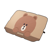 IITUTN汽车遮阳伞防晒隔热遮阳挡车窗遮阳帘前挡车载车内 【和平款】大号80*140cm【送伞套】