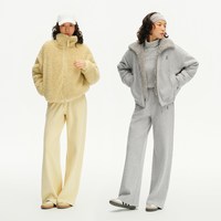 安欧兔 25FWWFW0606+25FWWFP0608 中性羊羔绒外套