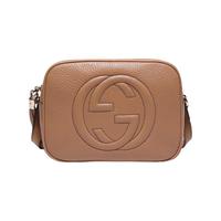 GUCCI 古驰 Soho系列 女士皮质单肩包 308364 A7M0G 2754 棕色