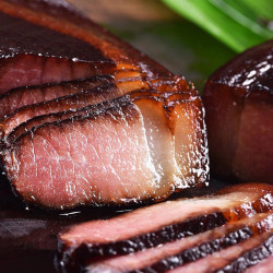 殷掌柜 四川特产农家自制烟熏腊肉  3斤（偏瘦后腿腊肉3袋）