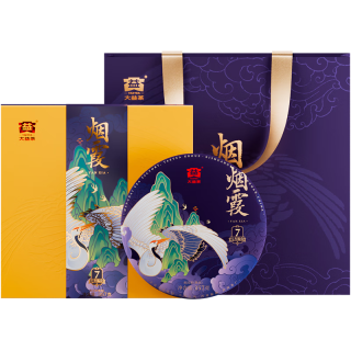 大益 烟霞熟茶 6年陈化 357g/饼 1901批次 普洱茶