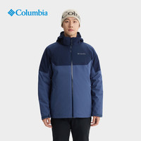 Columbia 2025秋冬新款哥伦比亚男700蓬羽绒内胆金点热能三合一冲锋衣