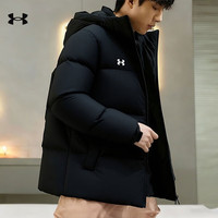 安德玛 运动短款连帽羽绒服