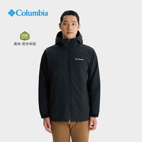Columbia 2025秋冬新款哥伦比亚户外男拒水夹棉保暖双向拉链软壳棉服