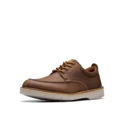 Clarks 男士牛津鞋 系带设计 蜂蜡皮革