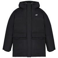 New Balance NB新男女短款冬季保暖防泼水鸭绒羽绒服AMJ53372 BK AMJ53372 L