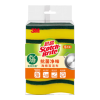 3M 海绵百洁布 5片装