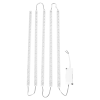 雷士（NVC）LED灯条吸顶灯灯芯改造灯板灯带灯盘长条透镜磁铁磁吸贴片光源 90W三色-5条组合驱动