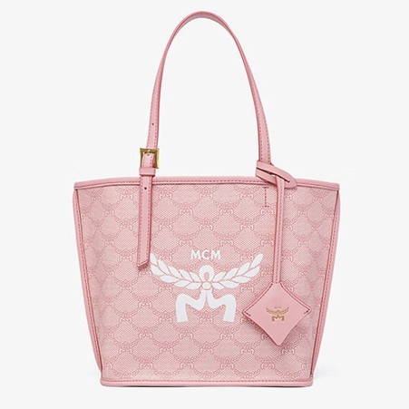 MCM HIMMEL 女士迷你托特包 花瓣粉 100107107353