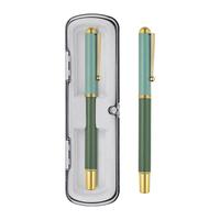 墨囊式明尖钢笔高档精致礼盒套装书法练字高颜值成人办公签名签单0.5mm钢笔刻字印logo