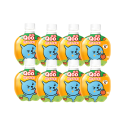 可口可乐 美汁源 酷儿 Qoo 橙味果汁饮料 260ml*8瓶