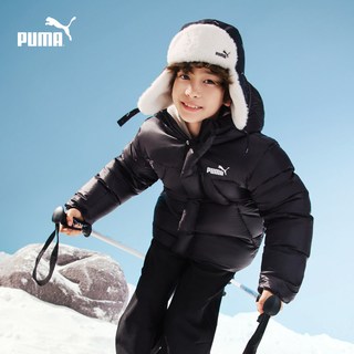 PUMA彪马 儿童拼接连帽羽绒服