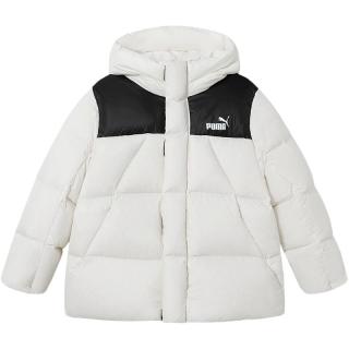 PUMA彪马 儿童拼接连帽羽绒服