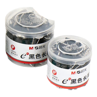 晨光（M&G）长尾夹大号文件夹子彩色燕尾夹中号混装小夹子小号票据金属试卷书夹子凤尾夹办公用品多功能 【2筒80枚】彩色款 小号19mm