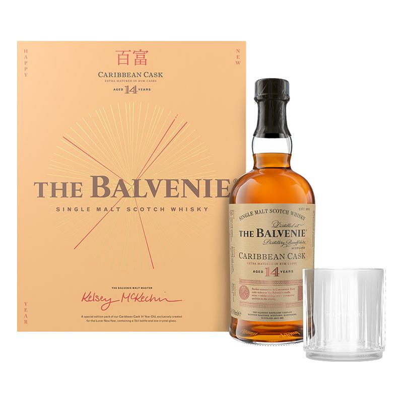 THE BALVENIE 百富 14年加勒比桶陈酿单一麦芽威士忌