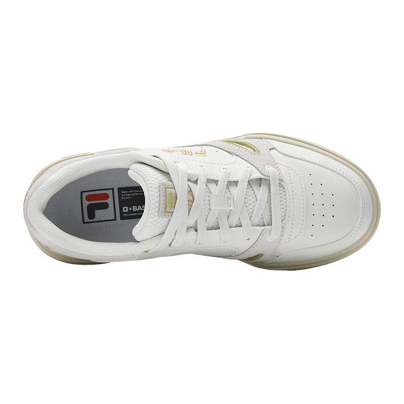  FILA/斐乐 时尚休闲 女士板鞋  雪白-SW 36