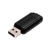 Verbatim 128GB高速U盘 滑动保护设计 USB2.0 黑色存储优盘