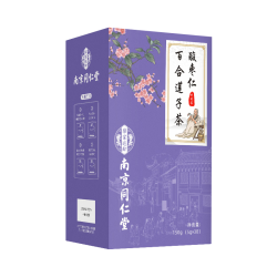 南京同仁堂 酸枣仁百合莲子茶安神睡眠茶养生茶睡眠质量差多梦茶包 150g*3盒