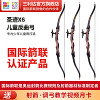 三利达 宋祖 圣迹X6 初学者反曲弓 专业套装 54英寸14磅