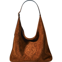 CASSILE卡思乐托特包女2025真鹿皮高级感轻奢绒面单肩包新年