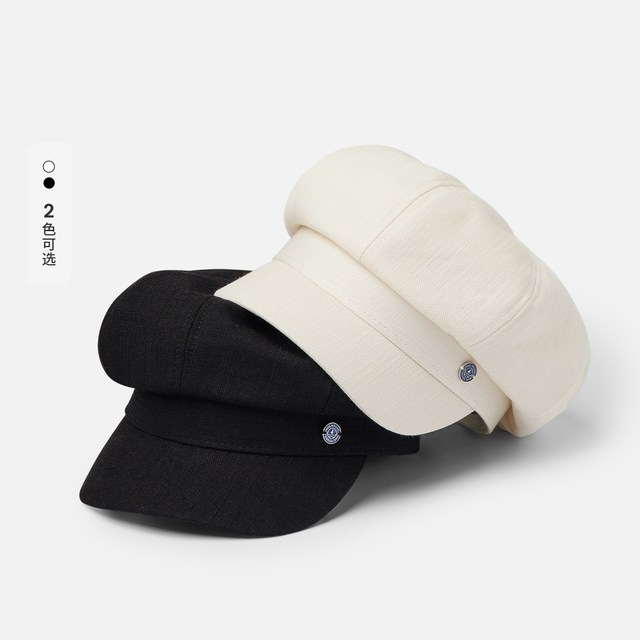 navigare 意大利小帆船文艺画家帽女黑色贝雷帽