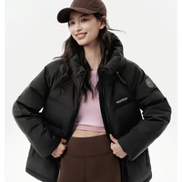 波司登 男女保暖短款连帽羽绒服