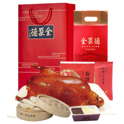全聚德 原味烤鸭套装含饼酱1.38kg