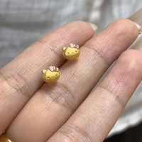 洛梵欣饰 新款HelloKitty猫咪耳钉女 凯蒂猫耳钉ED023