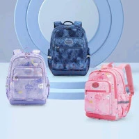 卡拉羊 KALA·Y）小学生三维防下坠减负印花双肩包CX5487