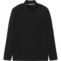 拓路者抓绒衣男士户外秋冬季保暖防风半拉链加绒打底衫徒步登山长袖t恤