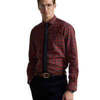 RALPH LAUREN 男士  斜纹格子衬衫 Plaid Twill Shirt