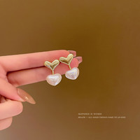 洛梵欣饰 LOFANXIN 洛梵欣饰 气质珍珠耳环 925银针