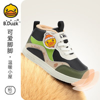 B.Duck 童鞋 男女童学步鞋冬季高帮板鞋保暖运动鞋