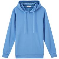 美特斯邦威 纯色 卫衣 男 连帽 利雅蓝 XS:160/84A