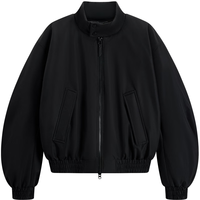 GXG男装 弯刀版型立领加厚羽绒服男秋冬保暖 黑色 1