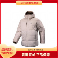 ARC'TERYX THORIUMSVLogo印花连帽拉链防水透气长袖外套羽绒服男款 暖石灰/Warm Stone L