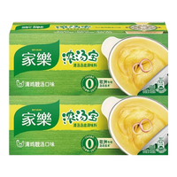 家乐松茸老母鸡汤84g*2清鸡靓汤猪骨牛肉提鲜浓汤宝煲熬汤调料 【浓汤宝】清鸡靓汤口味（4块*320g）*2盒