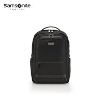 新秀丽(Samsonite)2026年商务双肩包大容量出差通勤书包男士电脑包旅行背包NS0 黑色-小号 可放14寸电脑